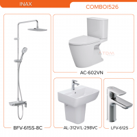 INAX COMBOI526: AC-602VN + AL-312V/L-298VC+  LFV-612S + BFV-615S-8C