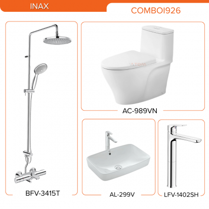INAX COMBOI926: AC-989VN + AL-299V+  LFV-1402SH + BFV-3415T