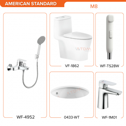 Combo COMBOM8 American Trọn Bộ VF-1862+0433-WT+WF-TS28W+WF-1M01+WF-1M11+WF-B211H