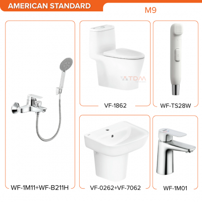 Combo COMBOM9 American Trọn Bộ VF-1862+VF-0262+VF-7062+WF-TS28W+WF-1M01+WF-1M11+WF-B211H