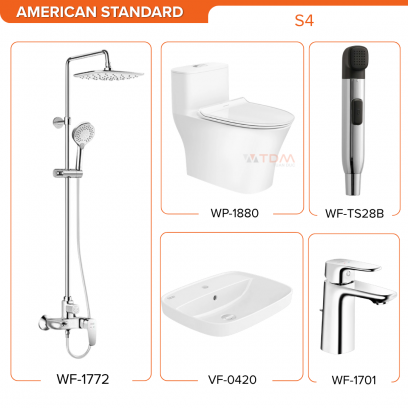 Combo COMBOS4 American Trọn Bộ WP-1880+VF-0420+WF-TS28B+WF-1701+WF-1772