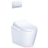 Bồn Cầu CAESAR CPT1505/TAF400H Treo Tường Nắp Điện Tử