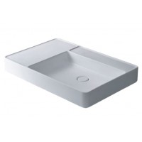 Chậu Lavabo COTTO CPW0500 MWH Đặt Bàn 750x500 mm Quil