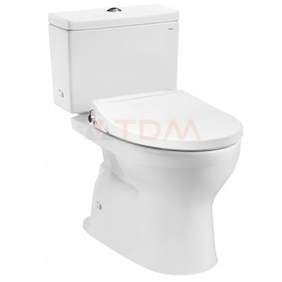 Bồn Cầu TOTO CS302DE2 2 Khối Nắp Cơ TCW07S