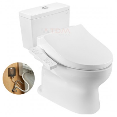 Bồn Cầu Điện Tử TOTO CS302DW26#W Nắp Rửa Washlet TCF23661GAA#NW1 Dòng S1 - Tuấn Đức