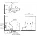 Bồn Cầu TOTO CS735DT3 Hai Khối Nắp TC385VS Bồn Cầu Vệ Sinh