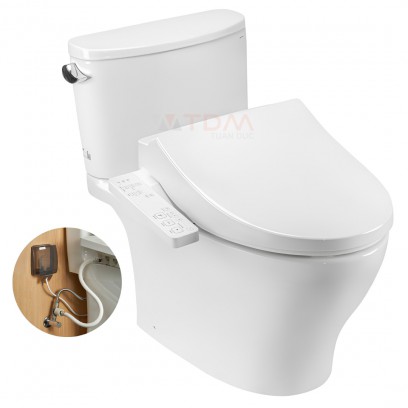 Bồn Cầu Điện Tử TOTO CS767RW26#XW Washlet TCF23661GAA#NW1 Dòng S1