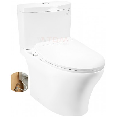 Bồn Cầu TOTO CS769DRE6#XW 2 Khối Nắp Rửa Cơ Ecowasher TCW11S - Tuấn Đức