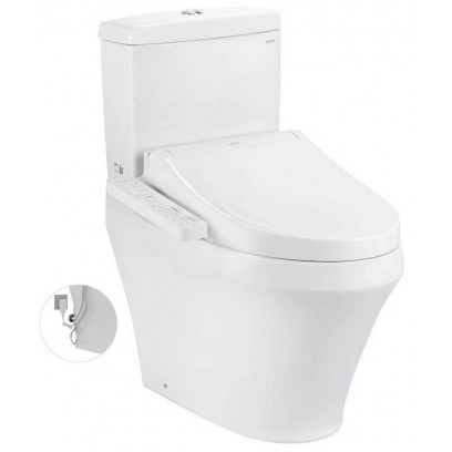 Bồn Cầu Điện Tử TOTO CS945PDW16 Nắp Rửa Washlet TCF23410AAA C2 Thoát Ngang
