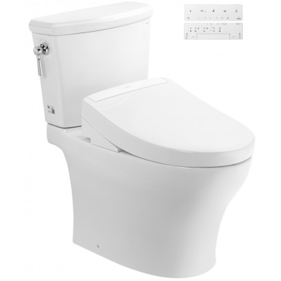 Bồn Cầu Điện Tử TOTO CS986CGW25 Nắp Rửa Washlet TCF34461GAA S5 Giấu Dây