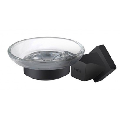 Khay Đựng Xà Phòng Cotto CT0066#BL(HM) Màu Đen