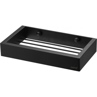 Khay Đựng Xà Phòng Cotto  CT0272#BL(HM) EDGE Màu Đen - Tuấn Đức