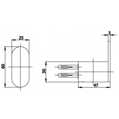 Móc Áo Cotto CT0281#BL(HM) Arch Màu Đen