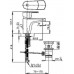 Vòi Lavabo COTTO CT2051A Lario Nóng Lạnh  Vòi Lavabo