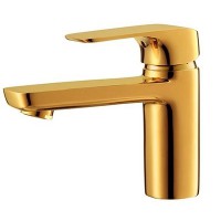 Vòi Lavabo COTTO CT2123A#GR  Scirocco Nóng Lạnh Màu Vàng