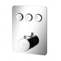 Van Điều Chỉnh Nhiệt Độ Cotto CT3017  Âm Tường 3 Đường Nước