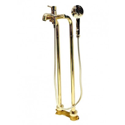 Vòi Bồn Tắm Cotto CT338AXZH019#GR2 Nóng Lạnh Đặt Sàn Màu Vàng - Tuấn Đức