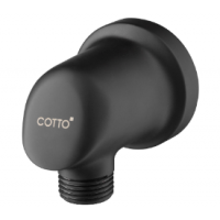 Cút nối tường Cotto CT600#BL(HM) Âm Tường Màu Đen