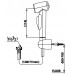 Vòi Xịt Toilet COTTO CT980H#WH(HM) Vòi Xịt