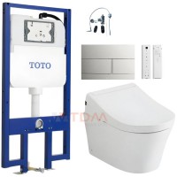 Bồn Cầu TOTO CW553C#XW/TCF34570GAA#NW1/WH172AAT/TCA502/MB171M#SS Tự Xả Nước