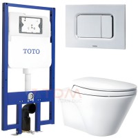 Bồn Cầu TOTO CW822RA/TC393VS/WH171A/MB170P#SS Treo Tường
