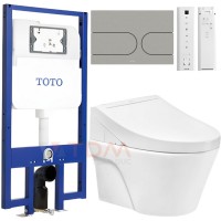 Bồn Cầu TOTO CW822REA TCF24460AAA WH172AT TCA465 MB175M#SS Nắp Điện Tử Treo Tường