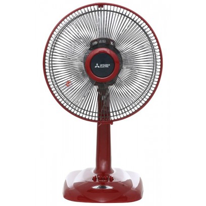 Quạt bàn Mitsubishi Electric D12-GA CY-RD màu đỏ cỡ nhỏ 5 cánh