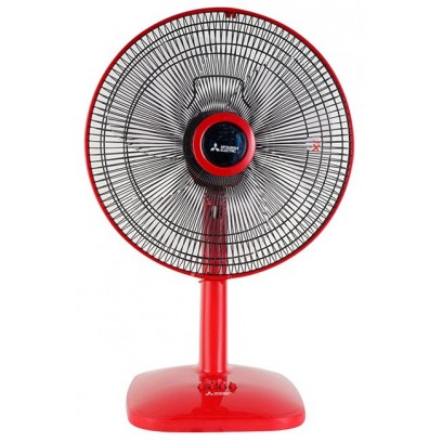 Quạt bàn Mitsubishi Electric D16-GV CY-RD màu đỏ đứng thấp 3 cánh