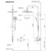 Sen Cây TOTO DM907CS/TBS01302V/DGH104ZR Nóng Lạnh Vòi Sen Cây