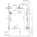 Sen Cây TOTO DM907CS/TBS03302V/DGH108ZR Nóng Lạnh Vòi Sen Cây