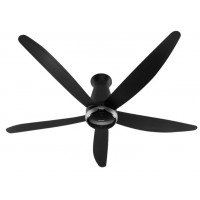Quạt Trần Panasonic F-60FEN 5 Cánh Đen Ti Dài 28.8cm