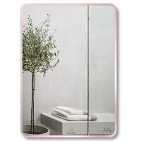 [HÀNG TRƯNG BÀY] Gương Viền Nhôm GLS F14R30 Dòng F 50 x 70 cm