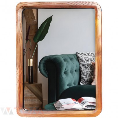 Gương Khung Gỗ Màu Chocolate GLS F48R30 50 x 70 cm