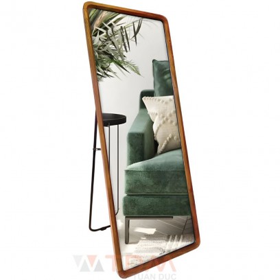 Gương Đứng Khung Gỗ GLS F48R70 60 x 160 cm Toàn Thân Màu Chocolate