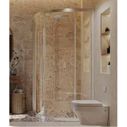 Phòng Tắm Kính Fendi FCT-1X4 màu Anod Silver