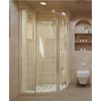 Phòng Tắm Kính Fendi FCT-3X4 màu Anod Silver