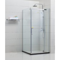 Phòng Tắm Kính Fendi FIG-1X3 Góc Vuông Inox Bóng 1.9 Mét
