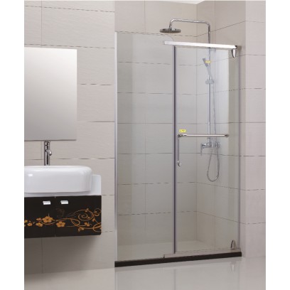 Phòng Tắm Kính Fendi FIP-2X2 Phẳng Inox  Bóng 1.2 Mét