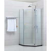 Phòng Tắm Kính Fendi FIV-1X3 Góc Vát Chrome 2.0 Mét