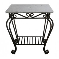 Khung Sắt Mỹ Thuật Đặt Chậu Lavabo Kanly FP04 Bàn Mặt Đá