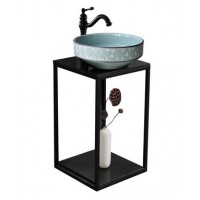 Khung Sắt Đặt Chậu Rửa Mặt Lavabo Kanly FP11 Mặt Đá