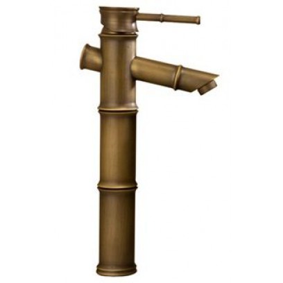 Vòi Lavabo Kanly GCA02 Nóng Lạnh Bằng Đồng Hình Đốt Tre