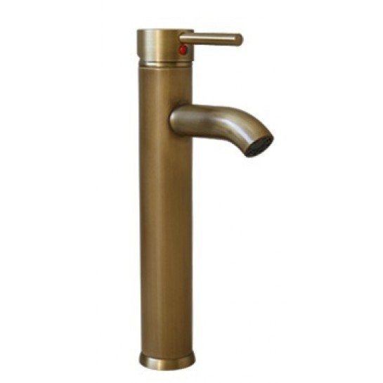 Vòi lavabo Kanly GCA02 đồng hình ống cây treo gắn chậu rửa mặt cổ điển
