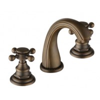 Vòi lavabo 3 lỗ Kanly GCB03 Nóng Lạnh Bằng Đồng Cổ Điển