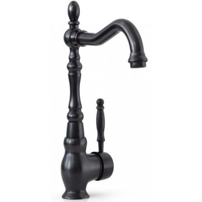 Vòi Lavabo Kanly GCC04B Nóng Lạnh Bằng Đồng Cổ Điển Màu Đen