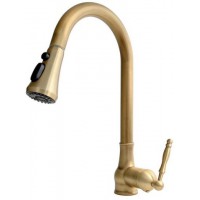 Vòi Rửa Kanly GCC09 Nóng Lạnh Rút Dây Bằng Đồng Cổ Điển