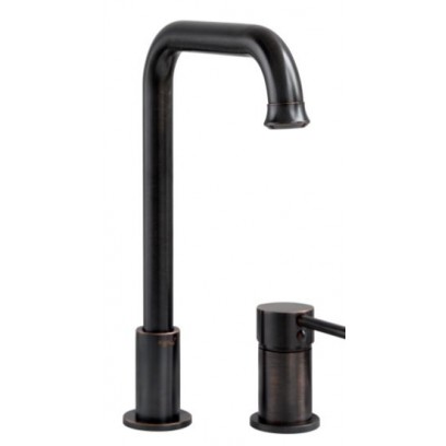 Vòi Lavabo Kanly GCC41B Nóng Lạnh Bằng Đồng Màu Đen