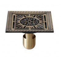 Phễu Thoát Sàn Hoa Văn Kanly GCP22 Bằng Đồng