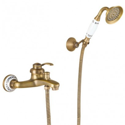 Vòi Sen Tắm Kanly GCS20 Nóng Lạnh Cổ Điển Đồng Thau - Tuấn Đức
