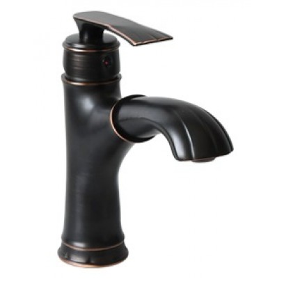 Vòi Lavabo Kanly GCV42B Nóng Lạnh Có Rút Dây Màu Đen
